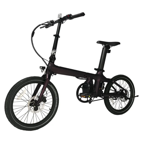 Vélo pliant entièrement en fibre de carbone de 20 pouces Mid Nexus à 3 vitesses 4