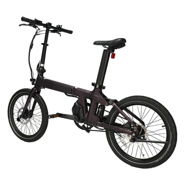 Vélo pliant entièrement en fibre de carbone de 20 pouces Mid Nexus à 3 vitesses 6