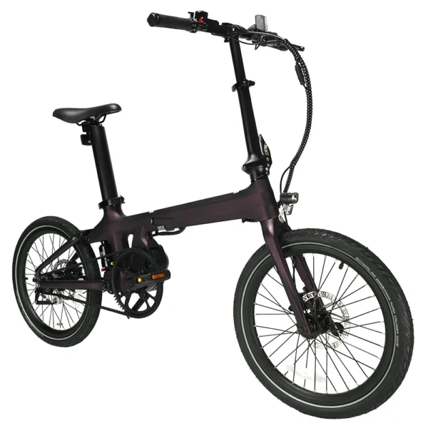 Vélo pliant entièrement en fibre de carbone de 20 pouces Mid Nexus à 3 vitesses 2